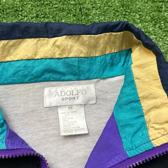 Vintage Adolfo Sport Windbreaker Jacket - Picture 4 of 5